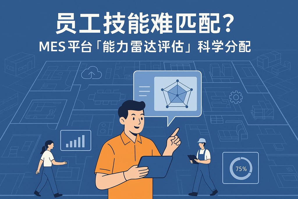 员工技能难匹配？MES 平台「能力雷达评估」科学分配